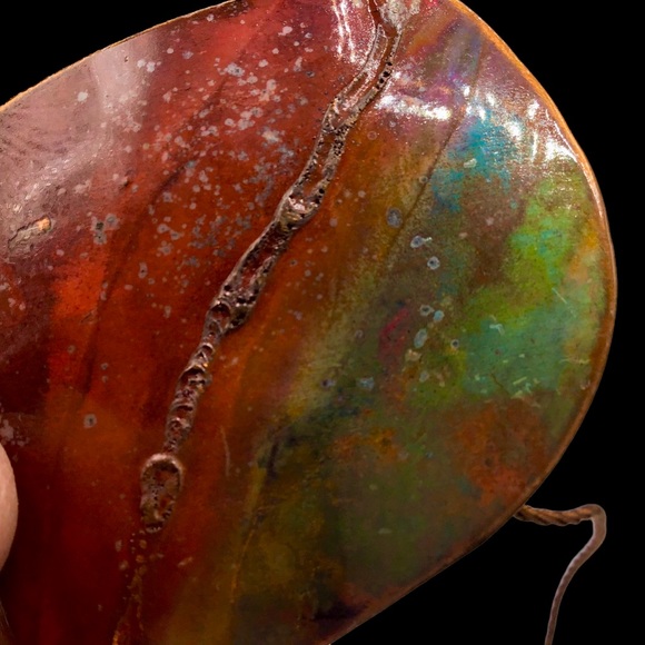 🌺Artisan Copper & Enamel Necklace - Picture 13 of 15